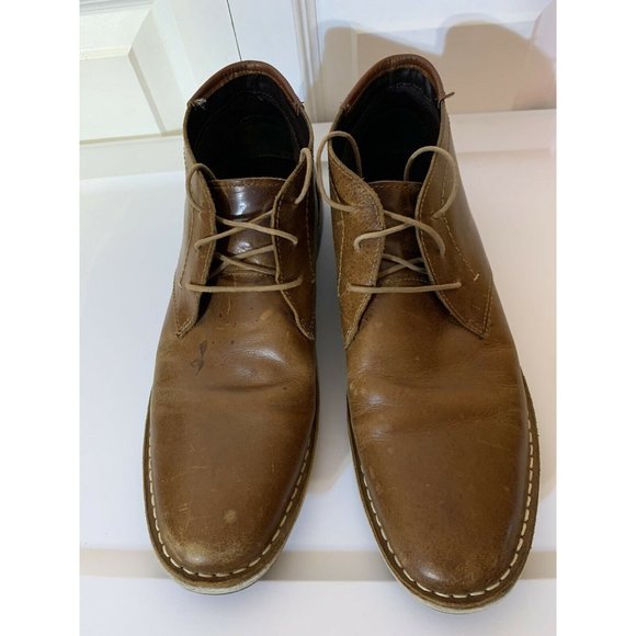 Steve‎ Madden Jabbar Men’s Sz 10.5 Boots Brown - Picture 3 of 10